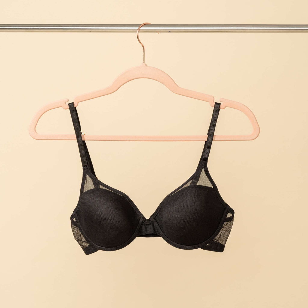 WMTM Bras! I got 4 all together (within 1 week) but I am wearing one. I  LOVE these bras! 2 'awake to lace' (pink and black), 1 'like nothing bra'  (black w/